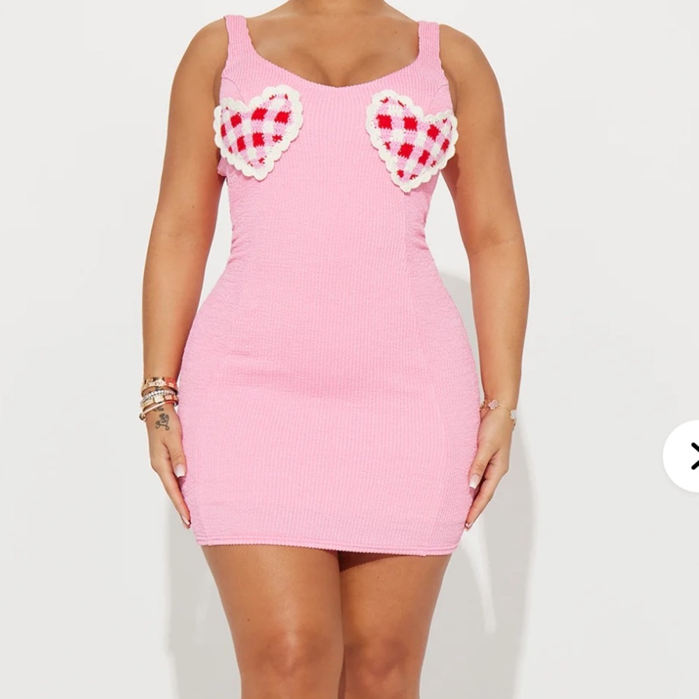 Pink Bodycon Mini Dress